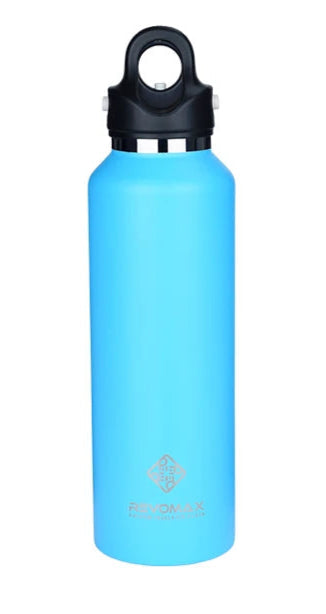 Garrafa Térmica REVOMAX – 592ml, Aço Inoxidável e Abertura Rápida Garrafa Térmica REVOMAX – 592ml, Aço Inoxidável e Abertura Rápida